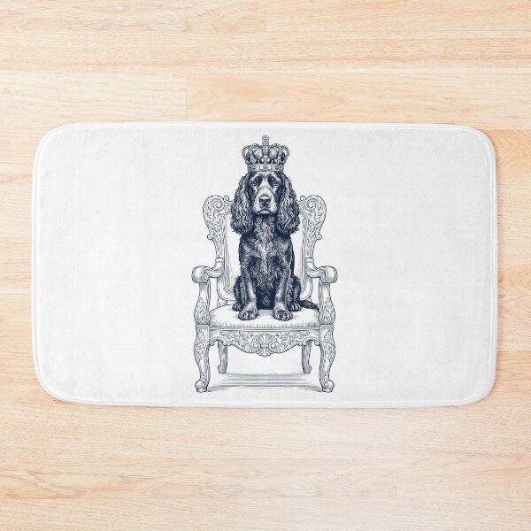 Item preview, Vintage Cocker Spaniel King Crown Funny Dog Lover designed and sold by DoodleTortle.