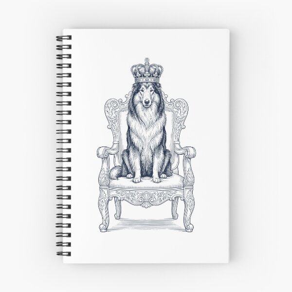 Item preview, Vintage Collie King Crown Funny Dog Lover designed and sold by DoodleTortle.
