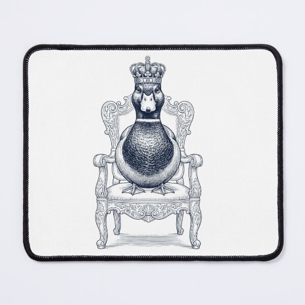 Item preview, Vintage Duck King Crown Funny Animal Lover designed and sold by DoodleTortle.
