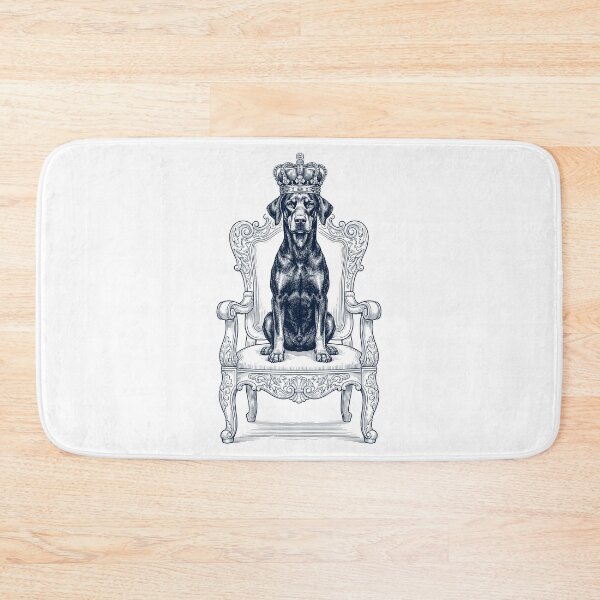 Item preview, Vintage Doberman Pinscher King Crown Funny Dog Lover designed and sold by DoodleTortle.