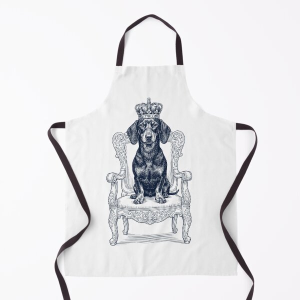 Item preview, Vintage Dachshund King Crown Funny Dog Lover designed and sold by DoodleTortle.