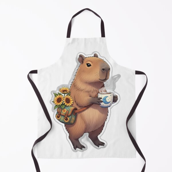 Item preview, Capybara Sunflower Satchel v2 designed and sold by pumsquare.