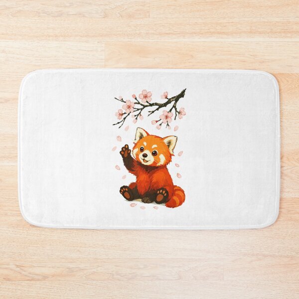 Item preview, Cute Red Panda with Cherry Blossoms Aesthetic designed and sold by titanlevi.