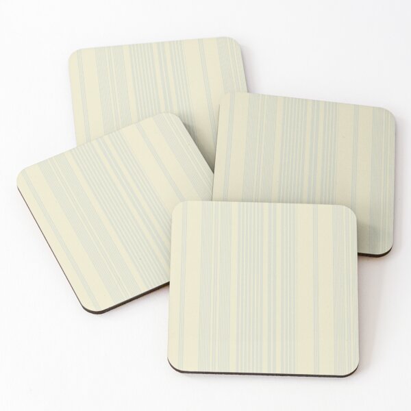Item preview, Soft beige vertical pinstripe pattern subtle minimalist neutral thin stripes aesthetic designed and sold by WildHugeDot.