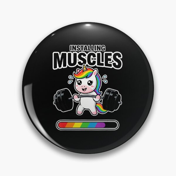 Item preview, Installing Muscles Cute Unicorn Gym Funny designed and sold by eliramaison.
