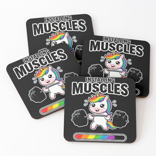 Item preview, Installing Muscles Cute Unicorn Gym Funny designed and sold by eliramaison.