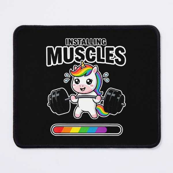 Item preview, Installing Muscles Cute Unicorn Gym Funny designed and sold by eliramaison.