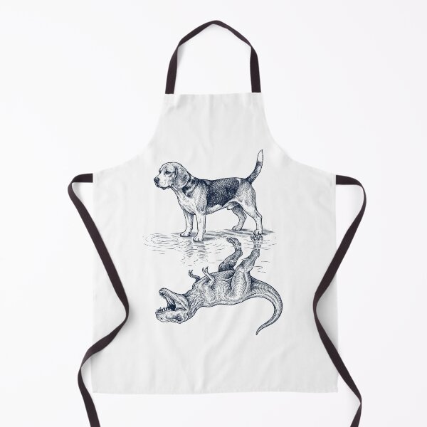 Item preview, Vintage Beagle Reflection T Rex Dinosaur Dog Lover designed and sold by TerryConnells.