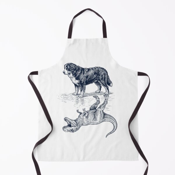 Item preview, Vintage Bernese Mountain Dog Reflection T Rex Dinosaur Dog Lover designed and sold by TerryConnells.