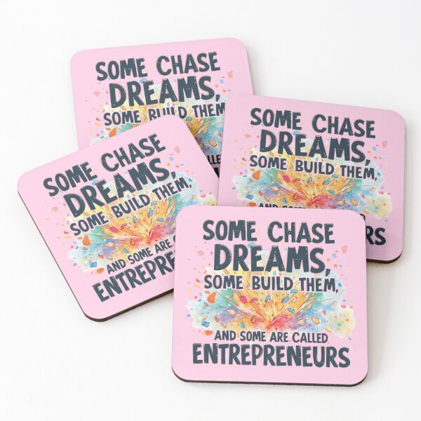 Aperçu de l'œuvre Certains poursuivent des rêves, d'autres les construisent, et certains sont appelés entrepreneurs. créée et vendue par Grixel's Paang Gala Shop.