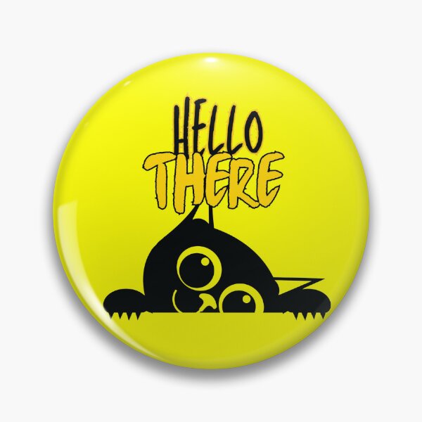 Item preview, Quirky Peeking Monster - Hello There designed and sold by Madhav Creations Studio.
