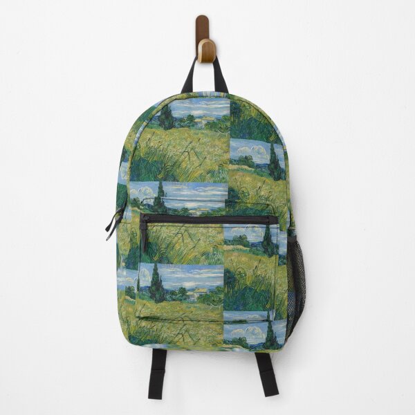 Item preview, Green Wheat Field With Cypress by Vincent van Gogh: Post Impressionist Landscape Poster designed and sold by artofuniverse.