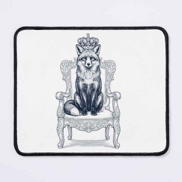 Item preview, Vintage Fox King Crown Funny Animal Lover designed and sold by DoodleTortle.