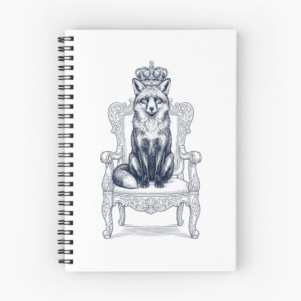 Item preview, Vintage Fox King Crown Funny Animal Lover designed and sold by DoodleTortle.