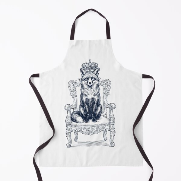 Item preview, Vintage Fox King Crown Funny Animal Lover designed and sold by DoodleTortle.