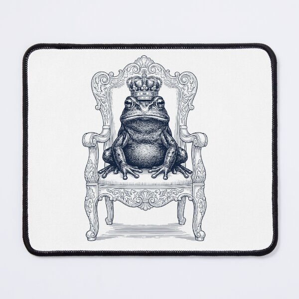 Item preview, Vintage Frog King Crown Funny Animal Lover designed and sold by DoodleTortle.