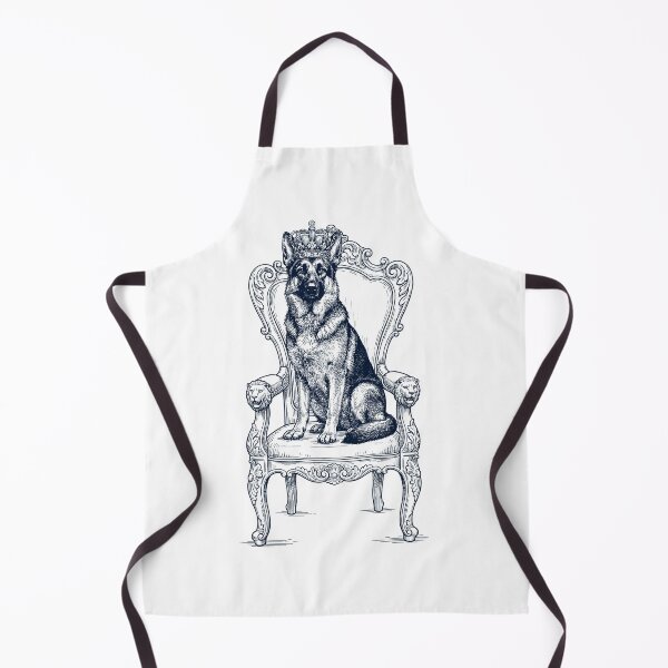 Item preview, Vintage German Shepherd King Crown Funny Dog Lover designed and sold by DoodleTortle.