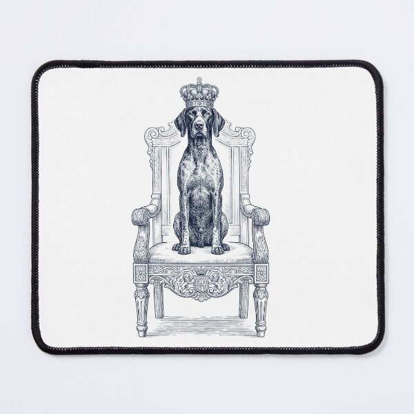 Item preview, Vintage German Shorthaired Pointer King Crown Funny Dog Lover designed and sold by DoodleTortle.