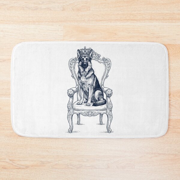 Item preview, Vintage German Shepherd King Crown Funny Dog Lover designed and sold by DoodleTortle.