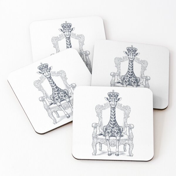 Item preview, Vintage Giraffe King Crown Funny Animal Lover designed and sold by DoodleTortle.