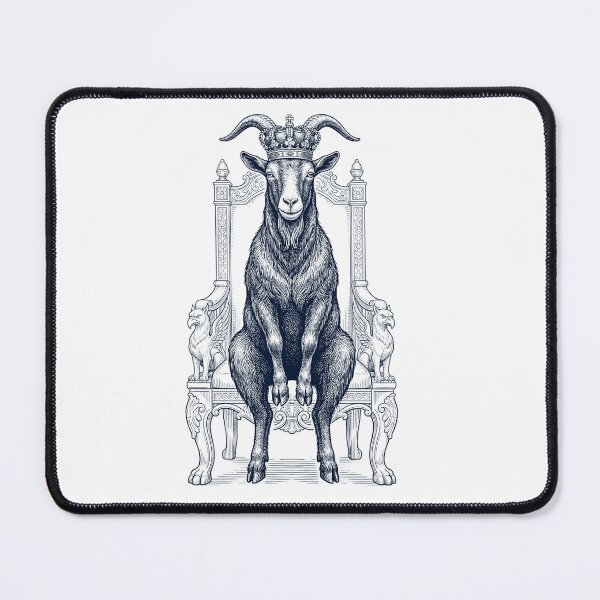 Item preview, Vintage Goat King Crown Funny Animal Lover designed and sold by DoodleTortle.