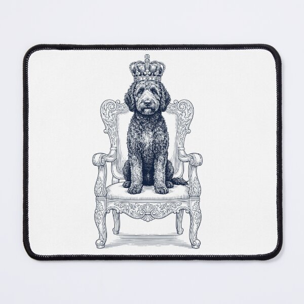 Item preview, Vintage Goldendoodle King Crown Funny Dog Lover designed and sold by DoodleTortle.