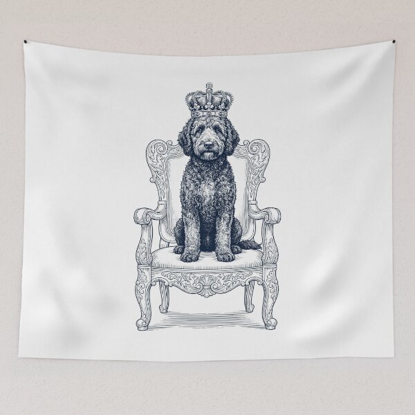 Item preview, Vintage Goldendoodle King Crown Funny Dog Lover designed and sold by DoodleTortle.