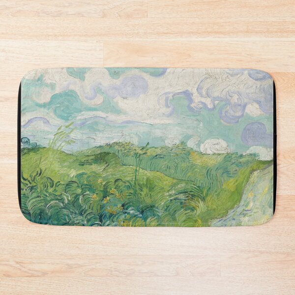 Item preview, Green Wheat Fields by Vincent van Gogh: Post Impressionist Landscape Poster designed and sold by artofuniverse.
