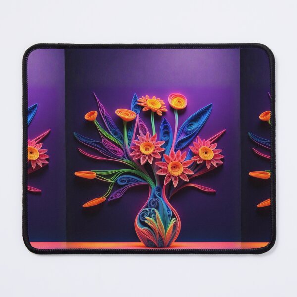 Item preview, Fantasy  flower bouquet in vase designed and sold by Coolparrotgirl.