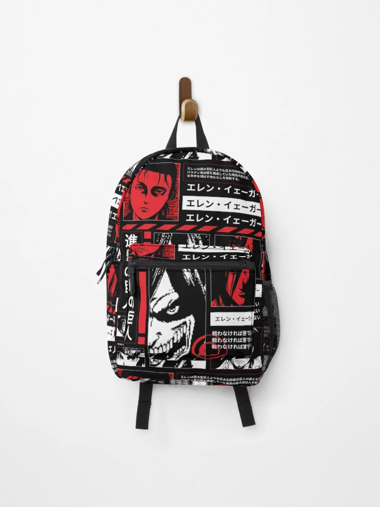 anime attack on titan laptop canvas backpack Messenger Bag Attack On Titan Season 3
