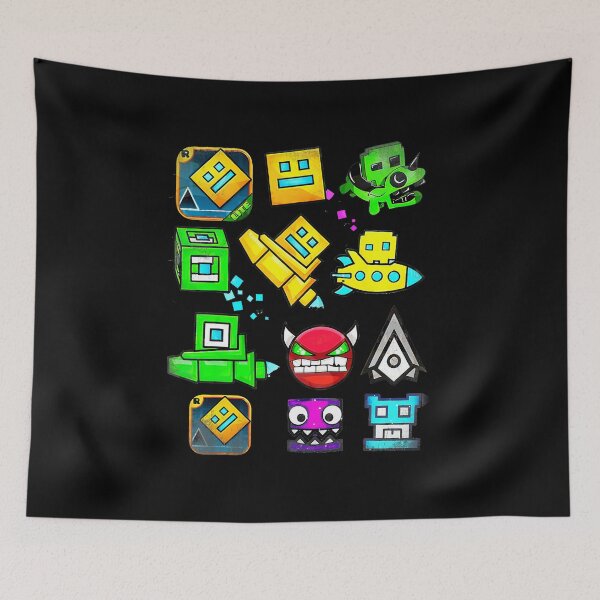 Item preview, Colorful Geometry Gamer Icons Neon Style designed and sold by FGTV2021.