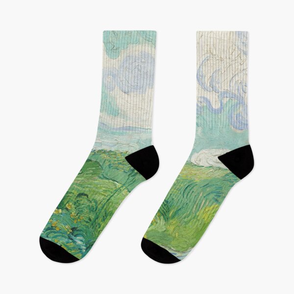 Item preview, Green Wheat Fields Auvers by Vincent van Gogh: Post Impressionist Landscape Poster designed and sold by artofuniverse.