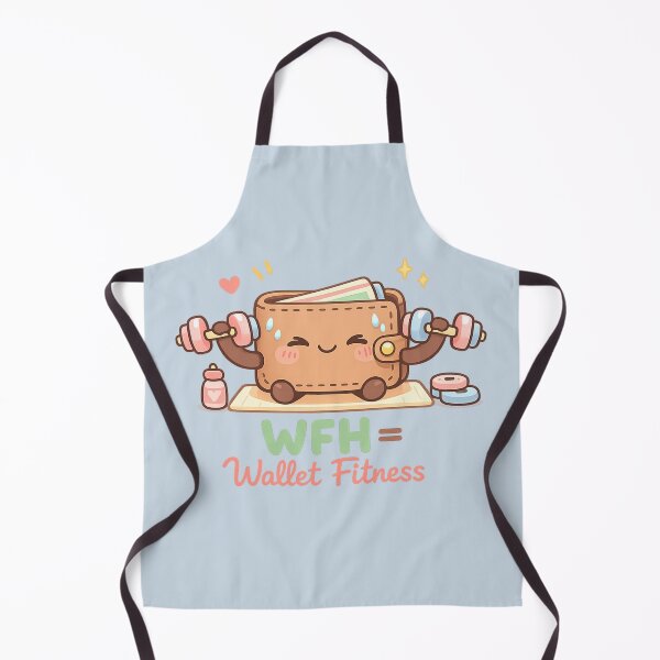 Item preview, Copy of Cute Wallet Workout - WFH Wallet Fitness Kawaii Illustration | Funny Work From Home Money Saving Design designed and sold by PopCulturePixel.