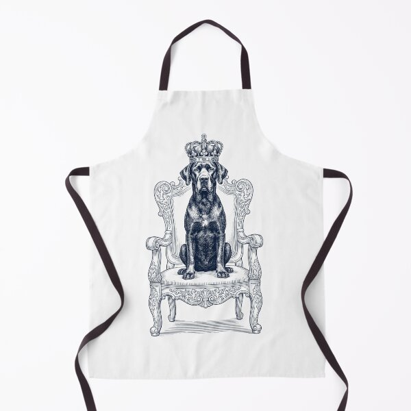 Item preview, Vintage Great Dane King Crown Funny Dog Lover designed and sold by DoodleTortle.
