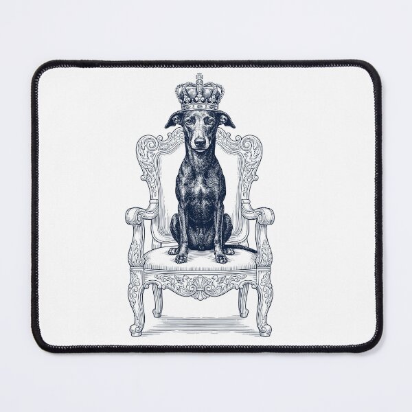 Item preview, Vintage Greyhound King Crown Funny Dog Lover designed and sold by DoodleTortle.