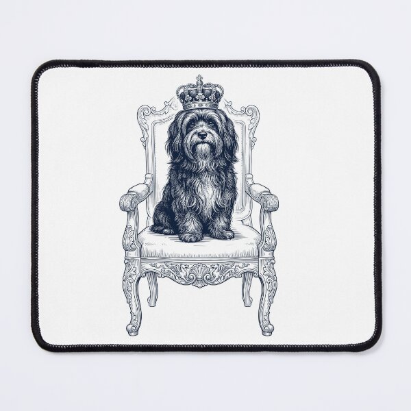 Item preview, Vintage Havanese King Crown Funny Dog Lover designed and sold by DoodleTortle.