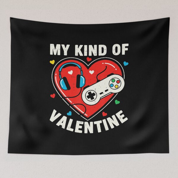 Item preview, My Kind of Valentine Gamer Love Heart designed and sold by FGTV2021.
