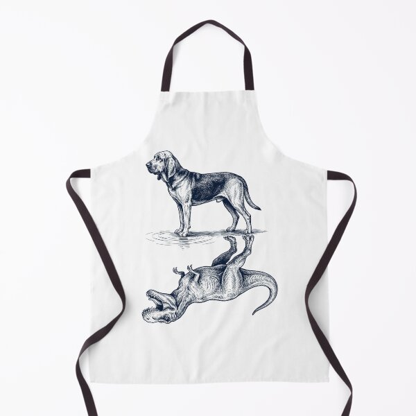 Item preview, Vintage Bloodhound Reflection T Rex Dinosaur Dog Lover designed and sold by TerryConnells.