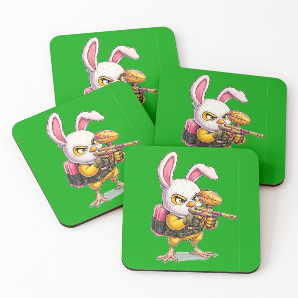 Item preview, Cute Easter gopnik chick masked as a fluffy bunny  designed and sold by PaintballCrew.