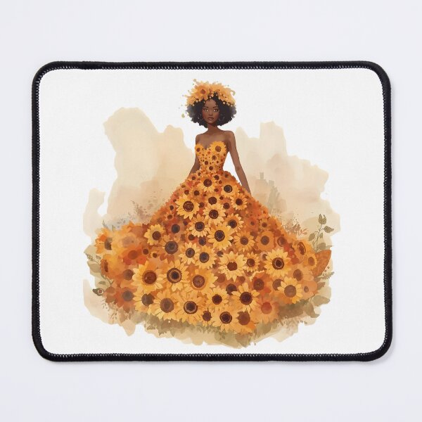 Item preview, Woman in Sunflowers designed and sold by uunaa.