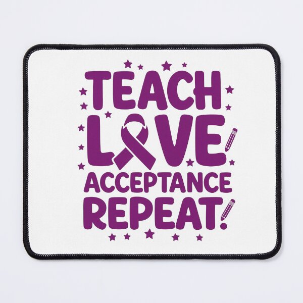 Item preview, Teach  Love Acceptance Repeat Lupus Awareness designed and sold by Thread&Fable.
