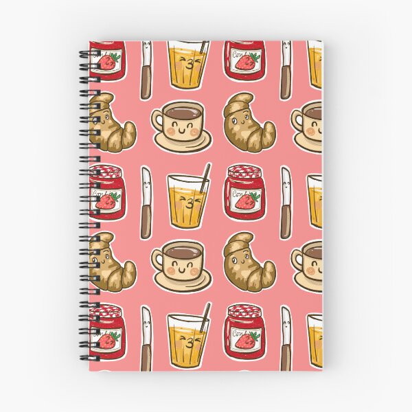 Item preview, Cute breakfast stock pack, kawaii croissant and coffee designed and sold by sianelliot.