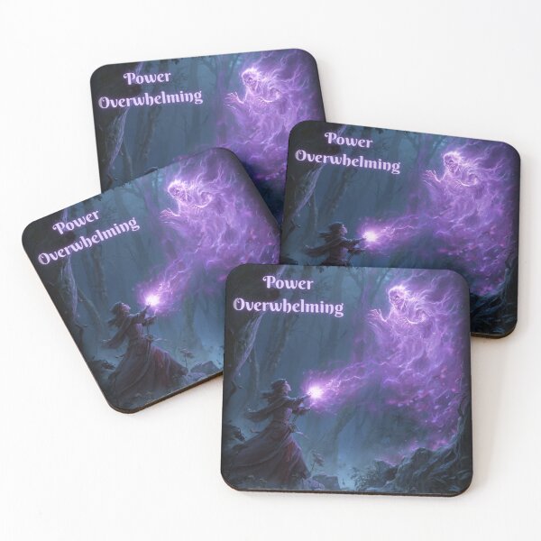 Item preview, Fantasy Wizard Warlock Sorcerer - Power Overwhelming designed and sold by Mission Ready.