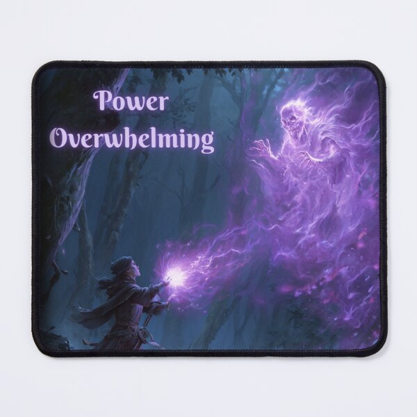 Item preview, Fantasy Wizard Warlock Sorcerer - Power Overwhelming designed and sold by Mission Ready.