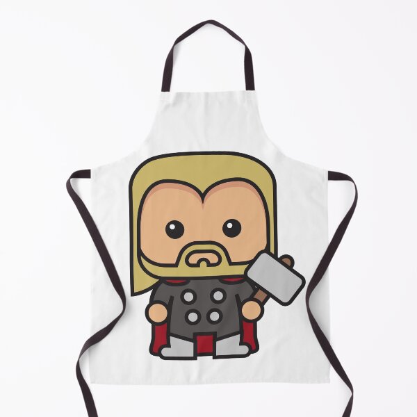 Item preview, Cute Thunder God Chibi – Kawaii Hammer Hero Cartoon | Myth Inspired Superhero Design designed and sold by amareshdas008.