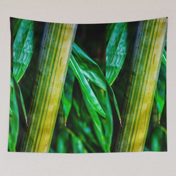 Item preview, Green Bamboo with leaves background designed and sold by ea-photos.