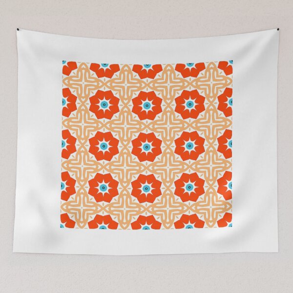 Item preview, Terracotta Bloom Mosaic designed and sold by bondbrey.