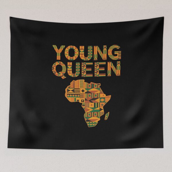 Item preview, Cool Kente Cloth Art Kids Girls African Print African Queen designed and sold by FaithAbbott.