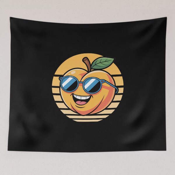Item preview, Cool Peach with Shades Summer Vibes designed and sold by FaithAbbott.
