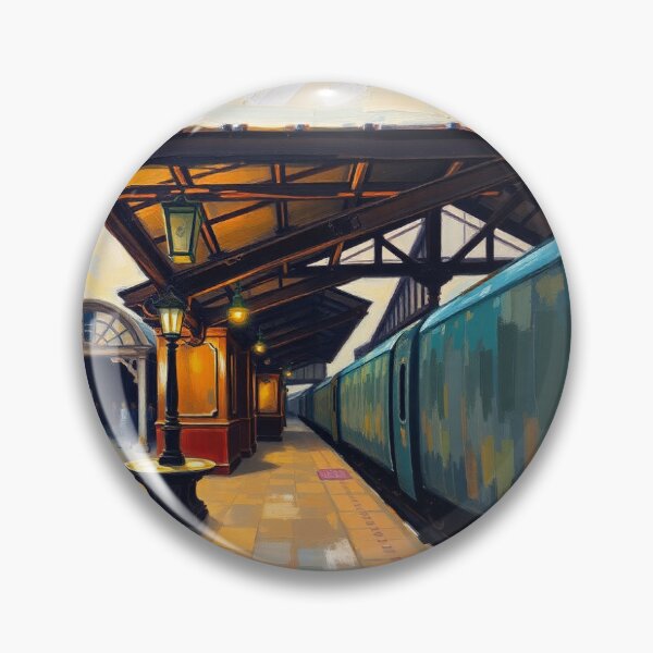 Item preview, The Temporary railway station designed and sold by oldMastersofart.